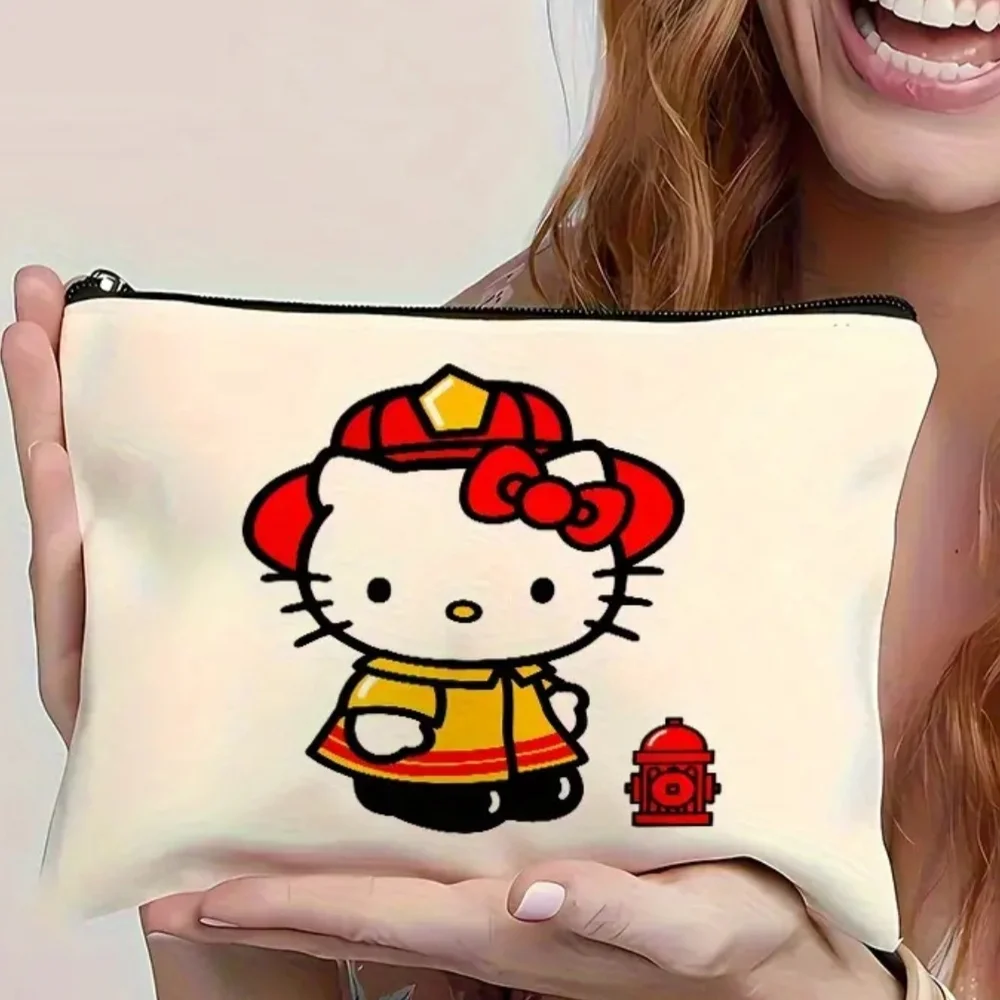 Hello Kitty Firefighter Cosmetics Bag/Pouch - Picture 6 of 6